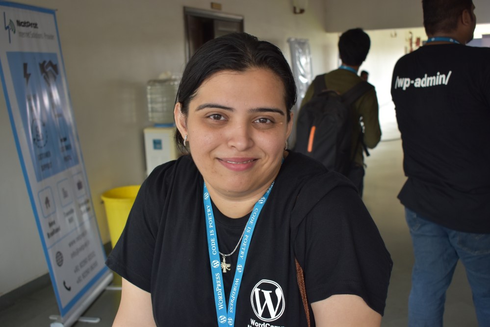 Мехер на WordCamp Nagpur в 2017 году