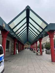Covered walkway, Milan, Italy