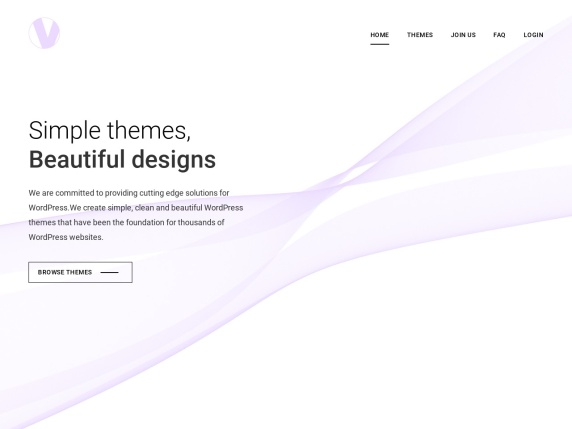 ViVA Themes homepage
